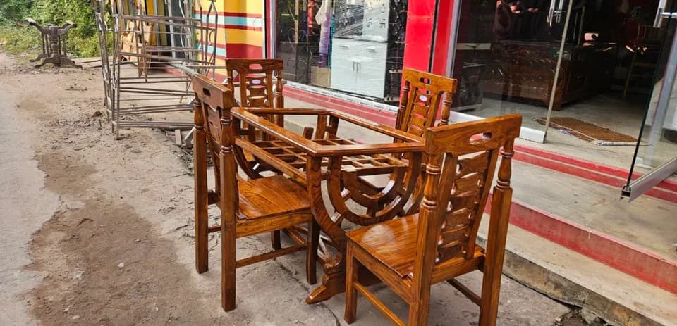 Stylish steel furniture