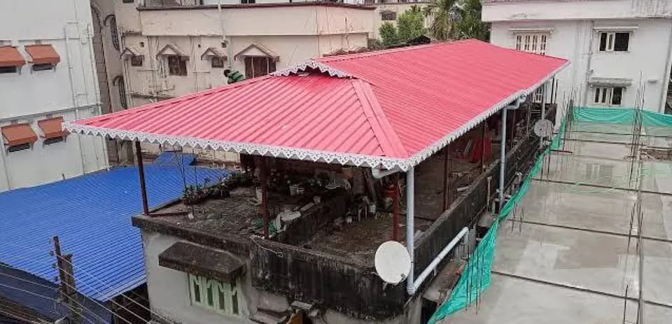 Industrial shed exterior